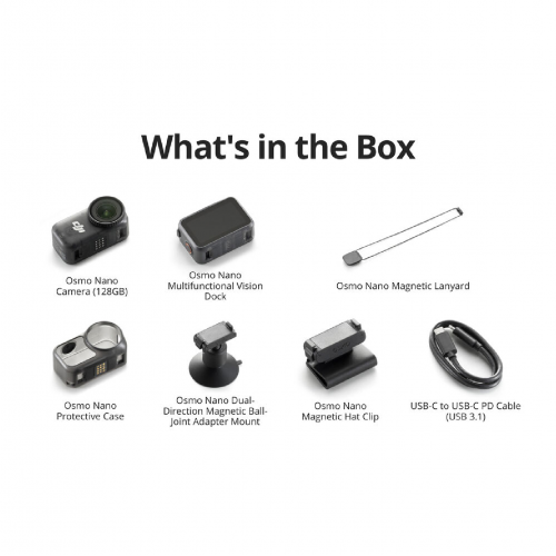 DJI Osmo Nano Standard Combo (128GB) | Photography and Lighting Equipment DJI Osmo Nano Standard Combo (128GB) | Photography and Lighting Equipment