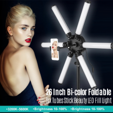 Professional Led Star Light 6 Arm 60W Beauty Light HD-60X with Stand