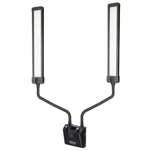 Nanlite Mira 26B Bi-Color Dual Flex Arm Beauty Light | Photography and Lighting Equipment