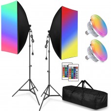 RGB Softbox Lighting Kit Camera Jo Kit 15 RGB Softbox Lighting Kit Camera Jo Kit 15