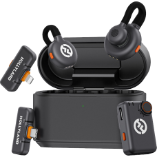 Hollyland LARK M2S Ultimate Combo 2-Person Wireless Microphone System for Cameras and Mobile Devices