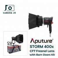 Aputure STORM 400x Tunable White LED Monolight with CF7 Fresnel and Barn Doors Kit Aputure STORM 400x Tunable White LED Monolight with CF7 Fresnel and Barn Doors Kit