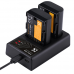 K&F Concept LP-E6NH Battery 2250mAh LP-E6NH Battery and Charger for Canon
