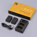 K&F Concept NP-FW50 Replacement Battery 2 Pack and Charger for Sony