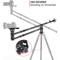 KINGJOY VM-301C Mini Carbon Fiber Jib Crane with Locking Panning Head