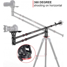 KINGJOY VM-301C Mini Carbon Fiber Jib Crane with Locking Panning Head