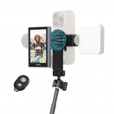 SmallRig Phone Vlog Monitor Kit with Magnetic Clip Mount and Wireless Remote 4851B
