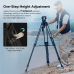 SmallRig AD-100 FreeBlazer Carbon Fiber Tripod 197cm Height, 10kg Load with Fluid Head for Video 3989