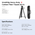 SmallRig AD14 Carbon Fiber Heavy Duty Tripod 185cm Height 10kg 2.7kg Weight Load with Fluid Head for Video 5441
