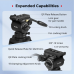 SmallRig AD14 Carbon Fiber Heavy Duty Tripod 185cm Height 10kg 2.7kg Weight Load with Fluid Head for Video 5441