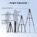 SmallRig AD14 Carbon Fiber Heavy Duty Tripod 185cm Height 10kg 2.7kg Weight Load with Fluid Head for Video 5441