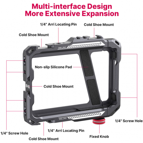 Ulanzi Lino Dual Handle Metal Smartphone Rig 2792 | Photography and Lighting Equipment