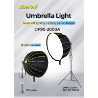 NiceFoto DF90-2000A Umbrella Light-Parabolic series Bi-Color 200W