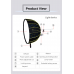 NiceFoto DF90-2000A Umbrella Light-Parabolic series Bi-Color 200W