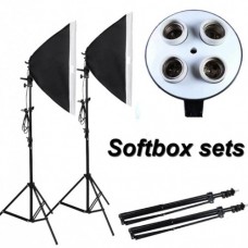 Continuous SoftBox Lighting Four Socket Kit