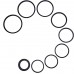 Step Up Lens Filter Adapter Rings - Set of 9 - Allows You to Fit Larger Size Lens Filters on a Lens with a Smaller Diameter