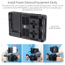 FEELWORLD F5 Pro V4 6 inch 4k On-Camera Touch Monitor with F970 External Power and Install Kit