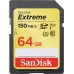 SanDisk Extreme 64GB 150MB/s SDXC UHS-I Card