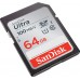 SanDisk Ultra 64GB 100MB/s SDXC UHS-I Memory Card