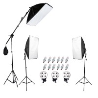 Continuous Softbox Lighting Kit Camera Jo Kit-10