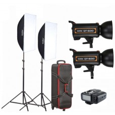 Godox QT 600 2-Light Studio Flash Kit