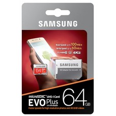 Samsung EVO Plus 64GB MicroSDXC with SD Adapter