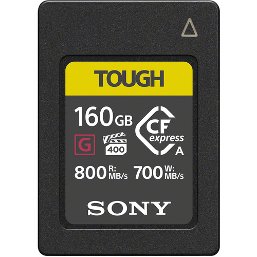 Sony 160GB CFexpress Type A TOUGH Memory Card | Photography and Lighting Equipment