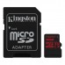 Kingston Canvas React MicroSD Memory Card 32GB with SD adapter