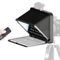 LENSGO TC7 8” Portable Teleprompter with Remote Control