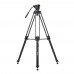 KINGJOY VT-2500 Video Tripod with VT-3510 Fluid Damping Head + Carry Bag