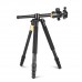 KOLIVAR QZSD Q999H Horizontal Professional Video Portable Tripod Monopod 4 Sections With 360 Ball Head