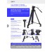 KINGJOY VT-3500 Video Tripod with VT-3530 Fluid Damping Head