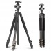 KOLIVAR Q298H Horizontal Professional Video Portable Tripod 4 Sections With 360 Ball Head