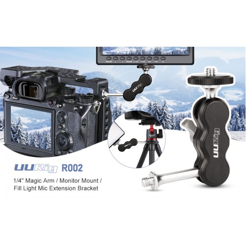 UURIG R002 Universal Magic Arm Extension Mounting Adapter for DSLR | Photography and Lighting Equipment