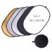 90x120cm 5-in-1 Portable Collapsible Reflector