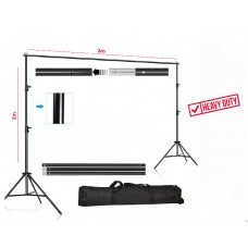 Backdrop stand 3x2m heavy duty