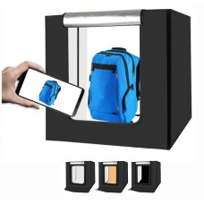 Puluz Folding Portable Light Box With 3 Backdrops Colors 80 x 80 x80cm