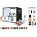 Puluz Folding Portable Light Box With 12 Backdrops Colors 25 x 25 x25cm