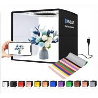 Puluz Folding Portable Light Box With 12 Backdrops Colors 25 x 25 x25cm