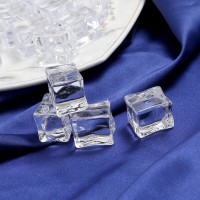 Fake Ice Cubes Acrylic Crystal 5Pcs