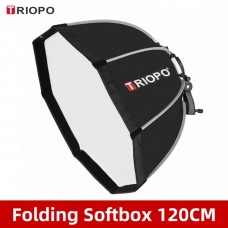 TRIOPO 120cm Foldable Octagon Softbox For Studio Strobes