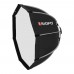 TRIOPO 120cm Foldable Octagon Softbox For Studio Strobes