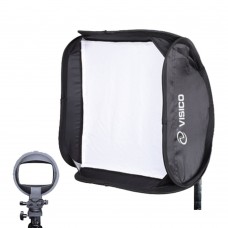 VISICO EASY SOFTBOX EB 060 60X60 With Flash Gun Holder